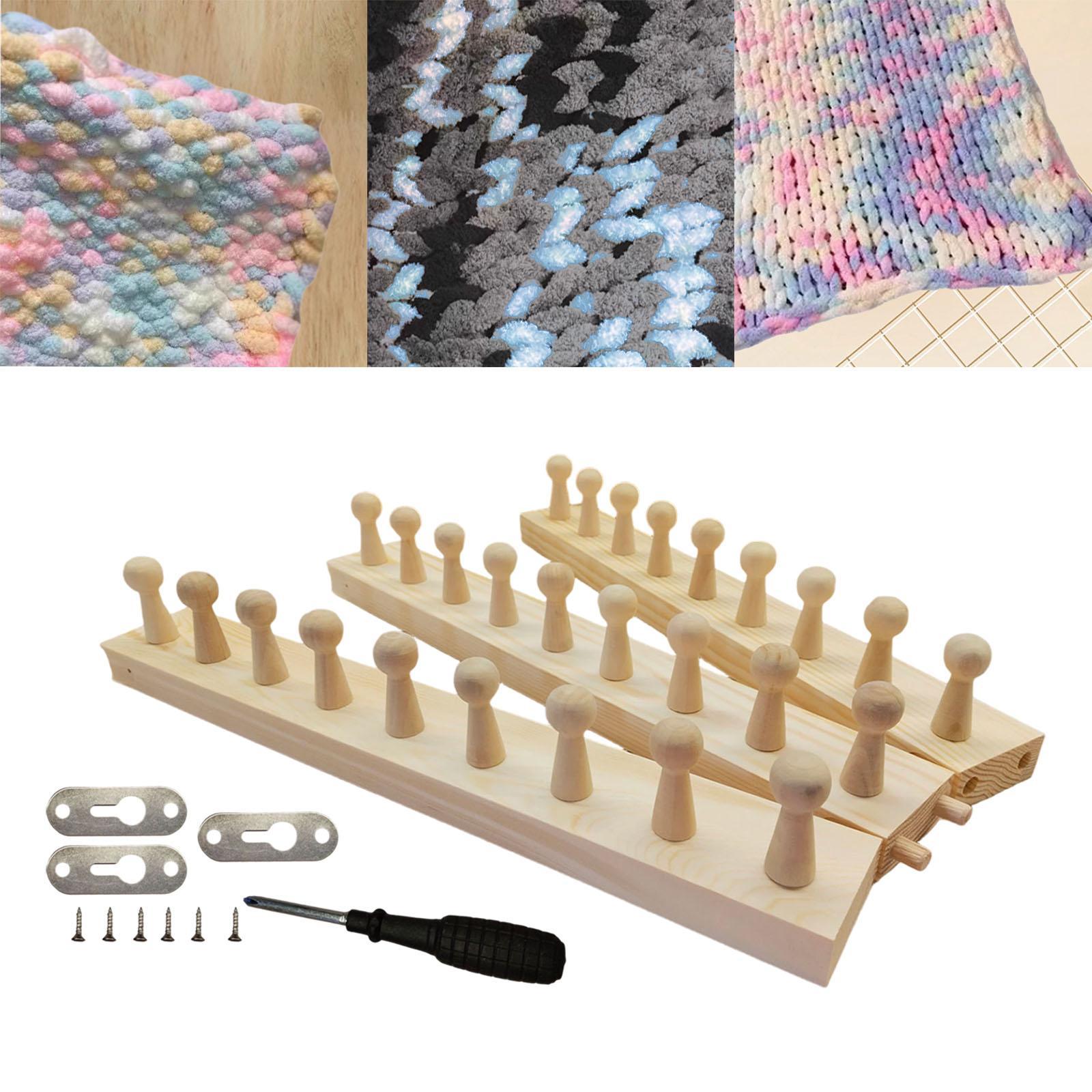 Alat Tenun Rajut Selimut Kayu  - Loom Weaving Frame ulasan dan harga
