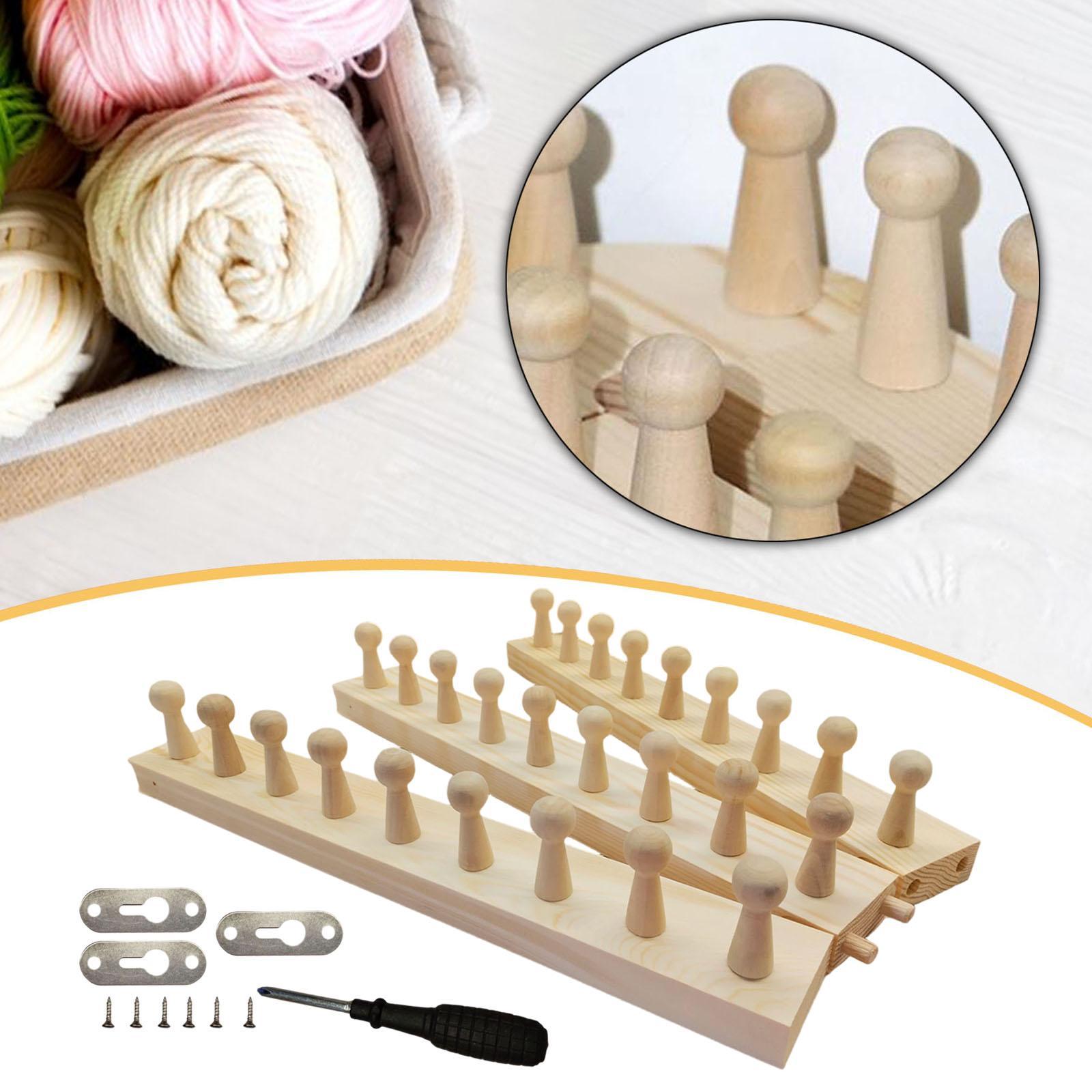 Alat Tenun Rajut Selimut Kayu  - Loom Weaving Frame ulasan dan harga