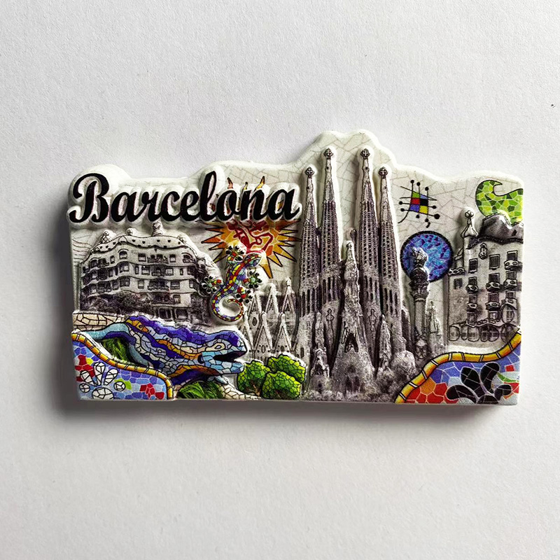 Suvenir Barcelona koleksi seni - Art Craft Magnet ulasan dan harga