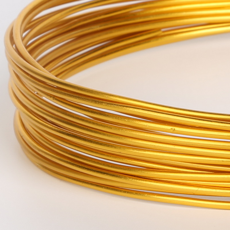 Lembut Emas Kawat Aluminium 1/ - Art Craft Wire ulasan dan harga