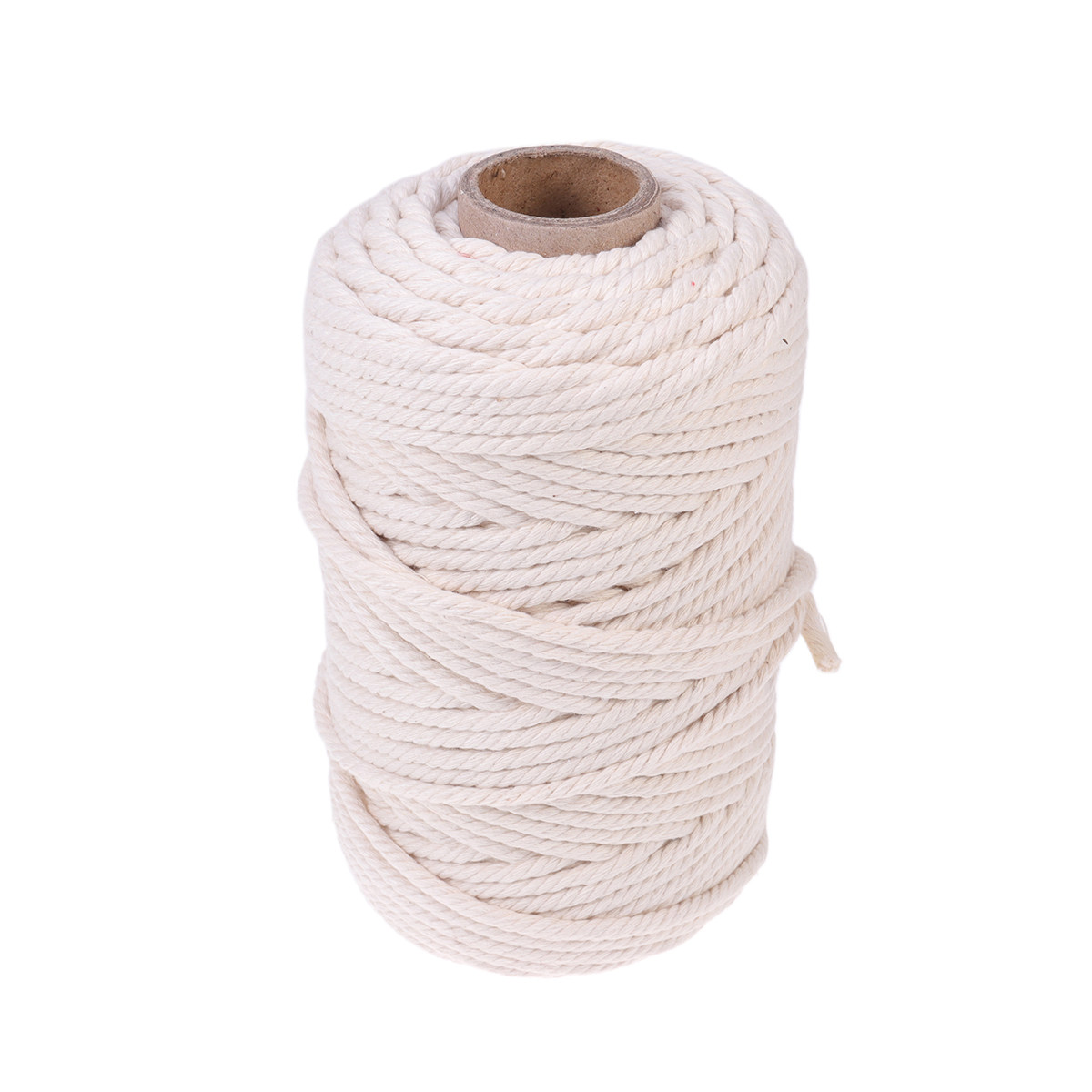 Tali Katun Alami 100M 5Mm Tali - Macrame Cord Cotton ulasan dan harga