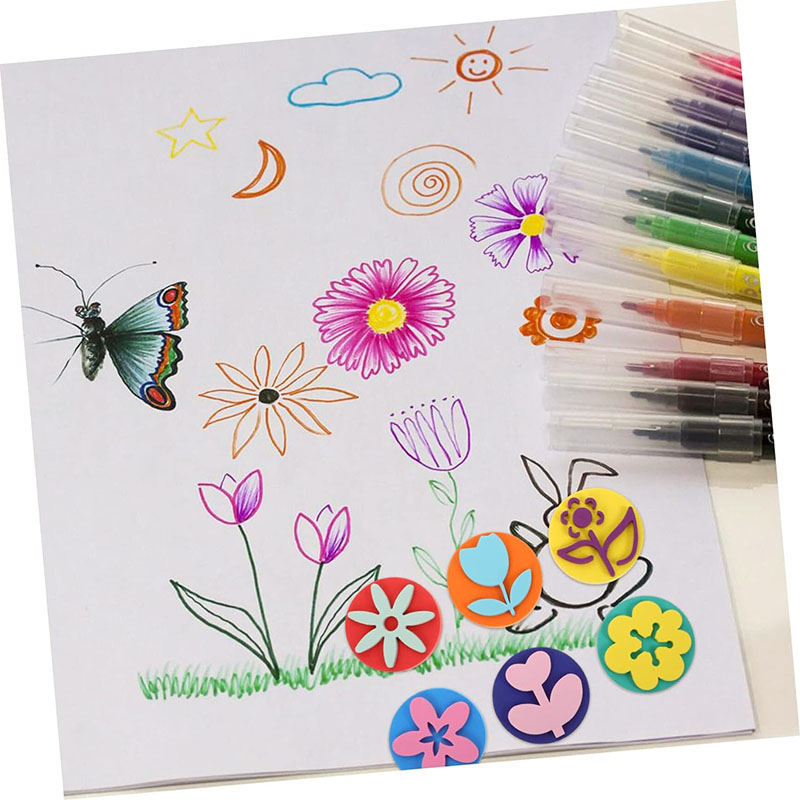 6 buah/kantong stempel busa un - Art Craft 5 Year Old ulasan dan harga