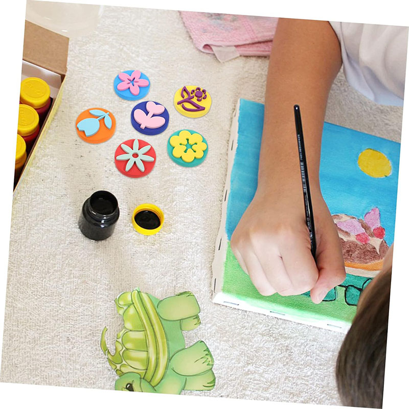6 buah/kantong stempel busa un - Art Craft 5 Year Old ulasan dan harga