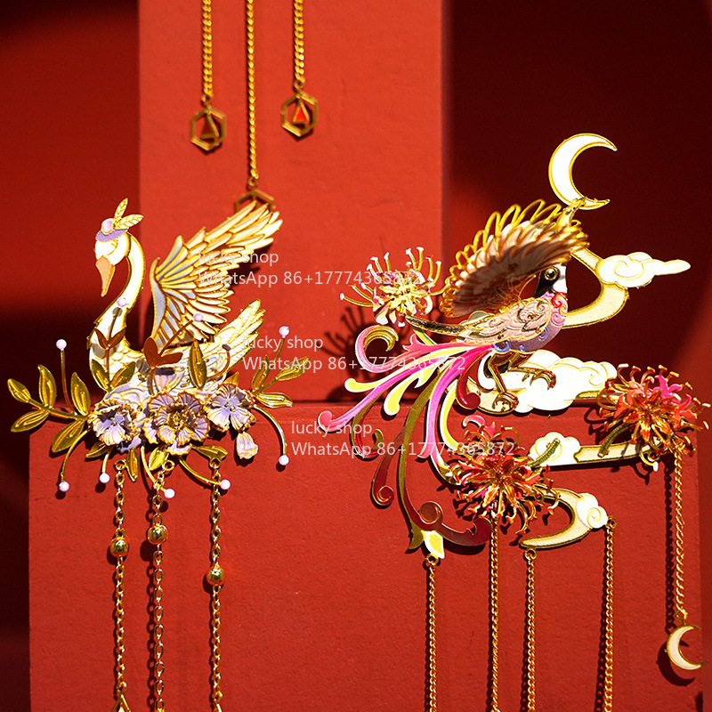 Pin Kerah Logam Motif Bunga da - Chinese Art Craft ulasan dan harga