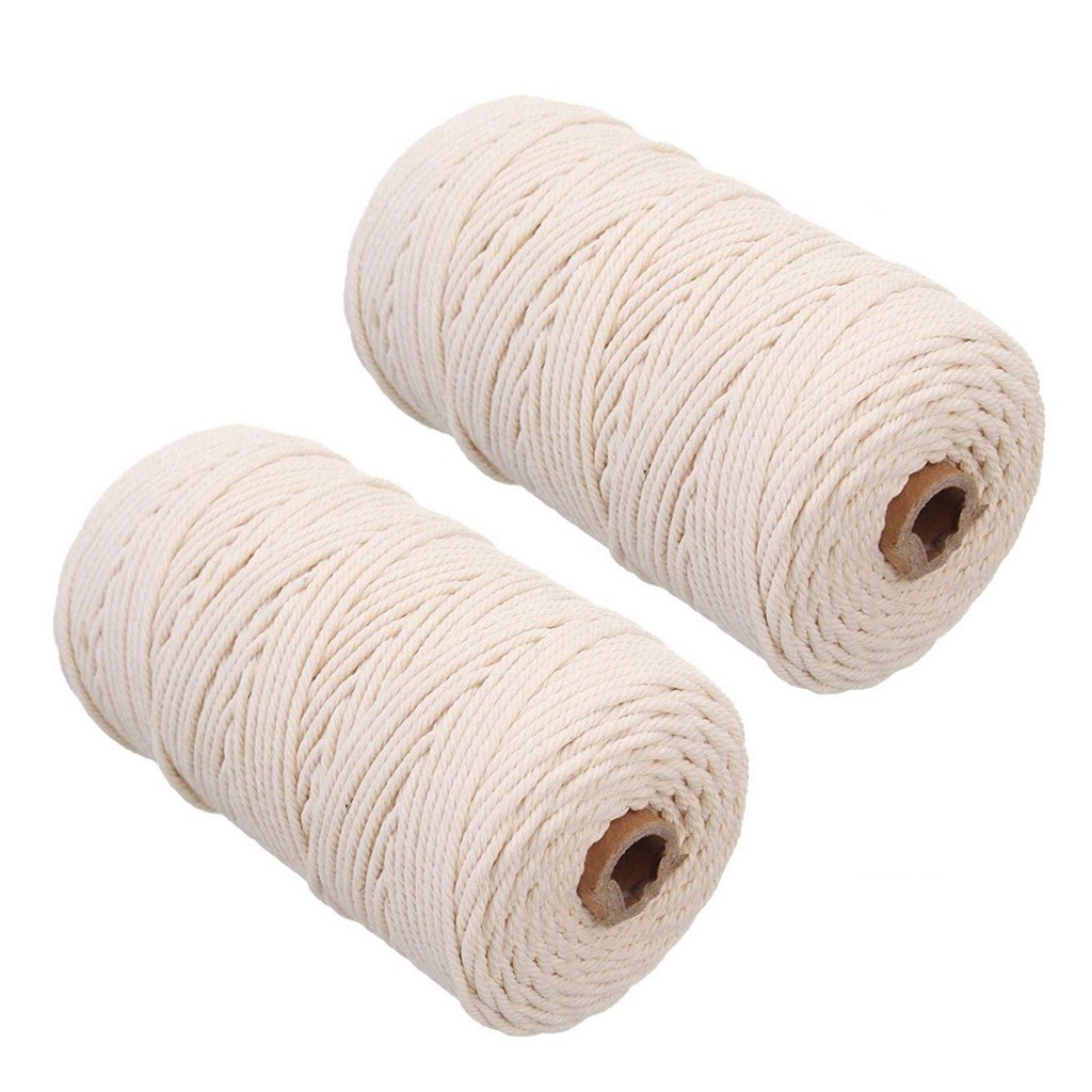 Tali Macrame 2Mm 200M Tali Kat - Macrame Cord Cotton ulasan dan harga