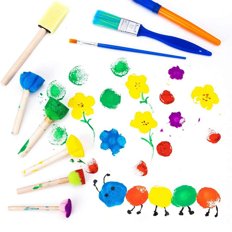 Paket Spons & Kuas Lukis Massa - Art Craft Workshop ulasan dan harga