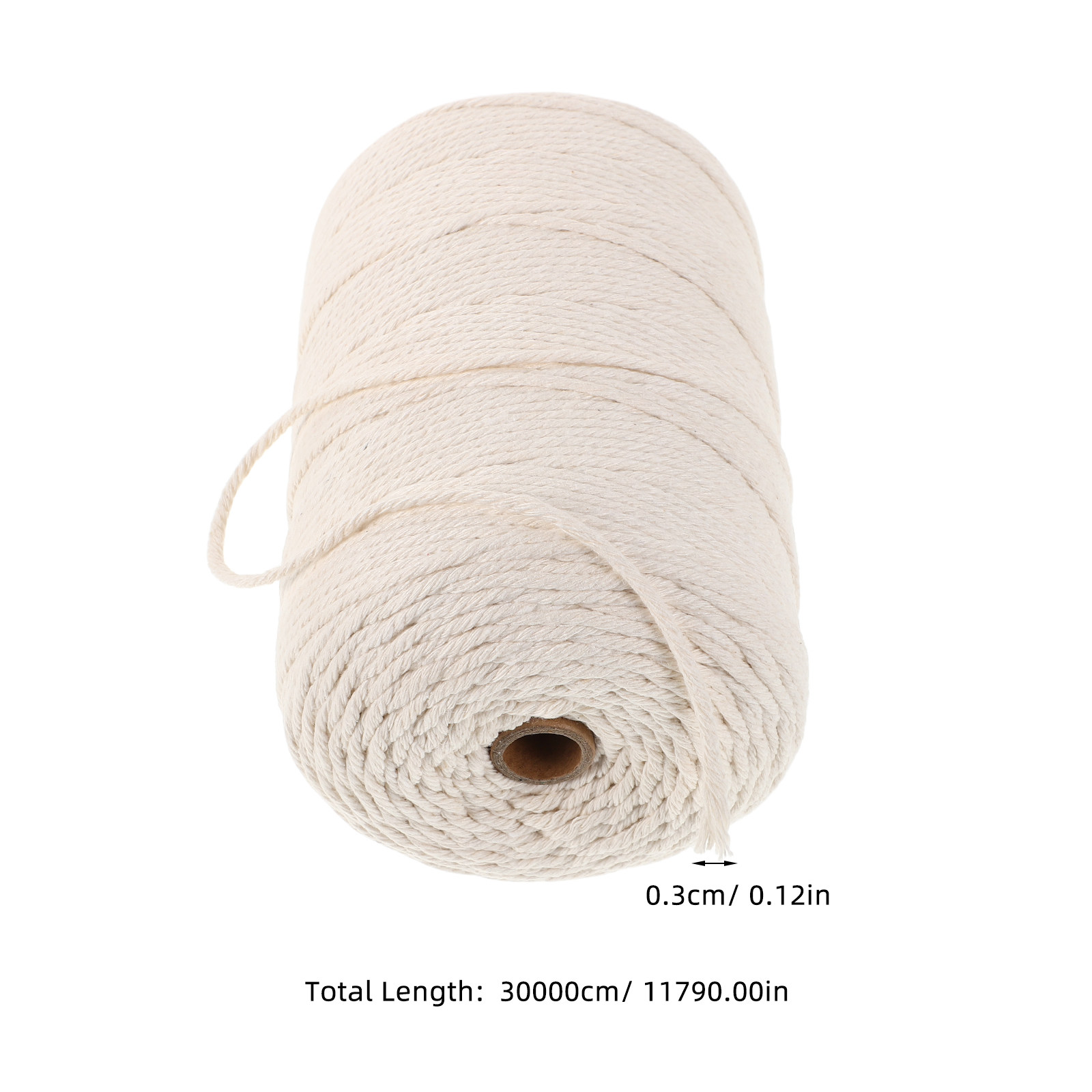 1 Rol Tali Katun Tebal Lembut  - Macrame Cord Cotton ulasan dan harga