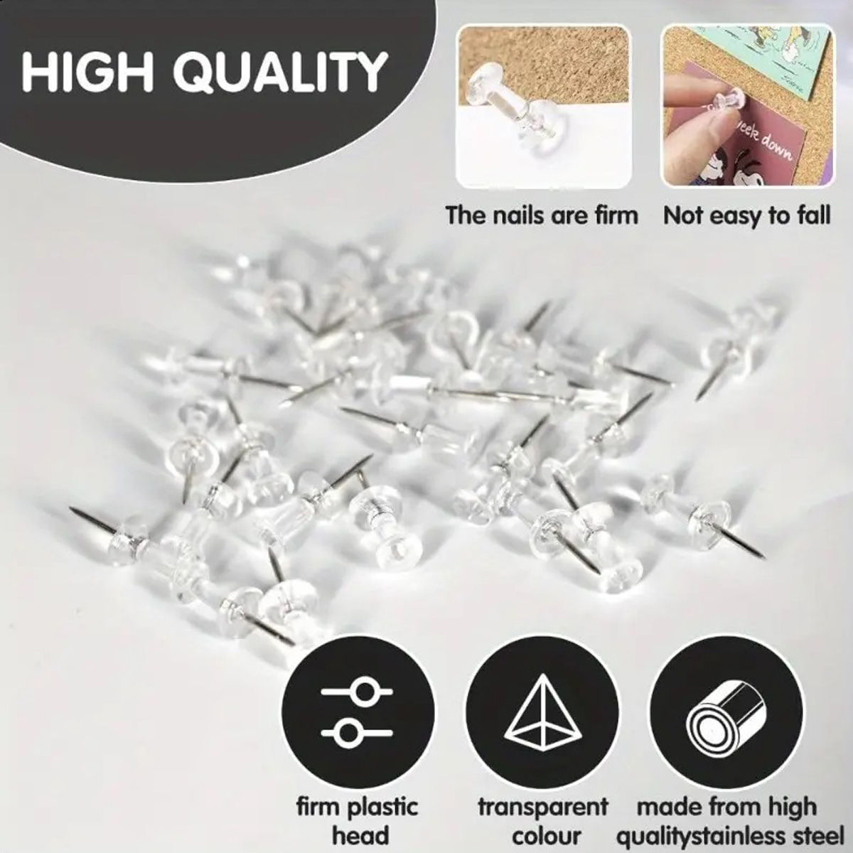 100/200/500/1000 Buah Pin Teka - Box Art And Craft ulasan dan harga