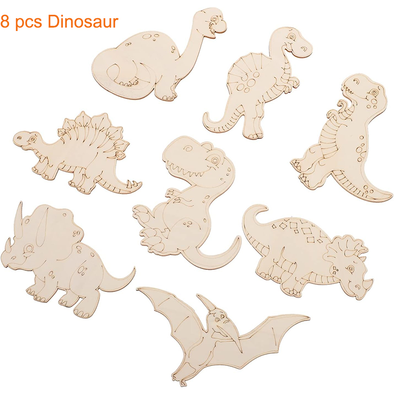 8/24 Buah Dinosaurus Kayu Belu - Art Craft Dinosaurs ulasan dan harga