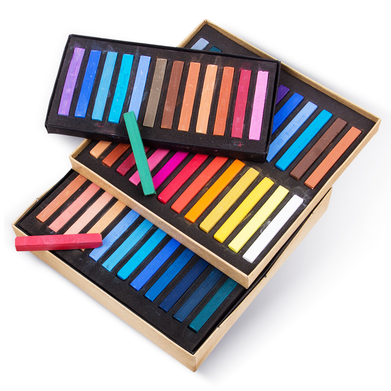 Krayon Lembut Kering Pastel 12 - Chalk Pastel Set ulasan dan harga