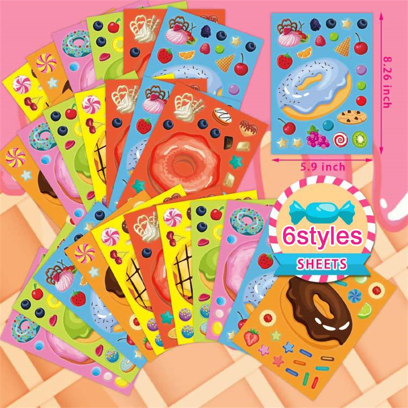 Stiker Donat Buatan Sendiri un - Art Craft 5 Year Old ulasan dan harga